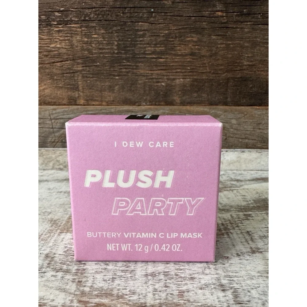 I Dew Care Plush Party Buttery Vitamin C Lip Mask 0.42 oz / 12g | NIB MSRP = $18